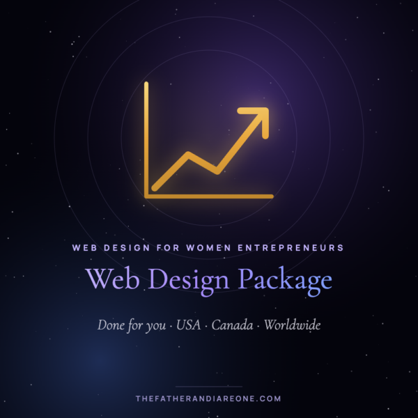 Web Design Package – The Father and I Are One